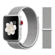 Load image into Gallery viewer, Nylon Sport Loop Soft Strap for Apple Watch 4/3/2/1 Breathable Replacement Watchbands For Apple Watch Band 38mm/40mm/42 mm/44 mm