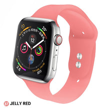Load image into Gallery viewer, Soft Silicone Replacement Sport Band For 38mm Apple Watch Series1 2 3 4 5 42mm Wrist Bracelet Strap For iWatch Sports Edition