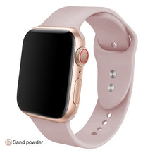 Load image into Gallery viewer, Soft Silicone Replacement Sport Band For 38mm Apple Watch Series1 2 3 4 5 42mm Wrist Bracelet Strap For iWatch Sports Edition