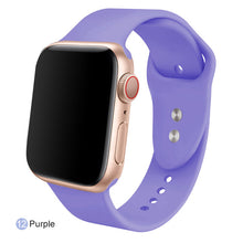 Load image into Gallery viewer, Soft Silicone Replacement Sport Band For 38mm Apple Watch Series1 2 3 4 5 42mm Wrist Bracelet Strap For iWatch Sports Edition