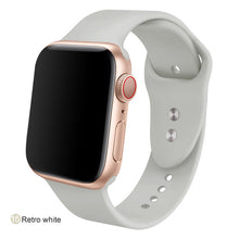 Load image into Gallery viewer, Soft Silicone Replacement Sport Band For 38mm Apple Watch Series1 2 3 4 5 42mm Wrist Bracelet Strap For iWatch Sports Edition