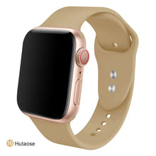 Load image into Gallery viewer, Soft Silicone Replacement Sport Band For 38mm Apple Watch Series1 2 3 4 5 42mm Wrist Bracelet Strap For iWatch Sports Edition