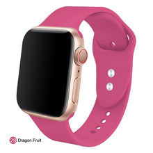 Load image into Gallery viewer, Soft Silicone Replacement Sport Band For 38mm Apple Watch Series1 2 3 4 5 42mm Wrist Bracelet Strap For iWatch Sports Edition