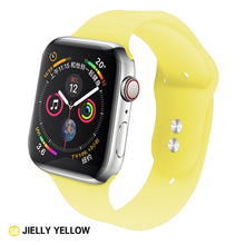 Load image into Gallery viewer, Soft Silicone Replacement Sport Band For 38mm Apple Watch Series1 2 3 4 5 42mm Wrist Bracelet Strap For iWatch Sports Edition